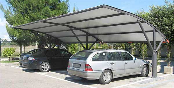 tettoia auto articolo
