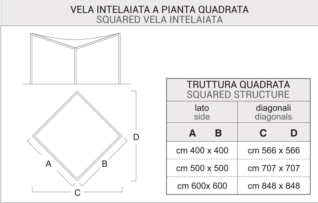 vela INTELAIATA quadrata 1 vela INTELAIATA quadrata 1